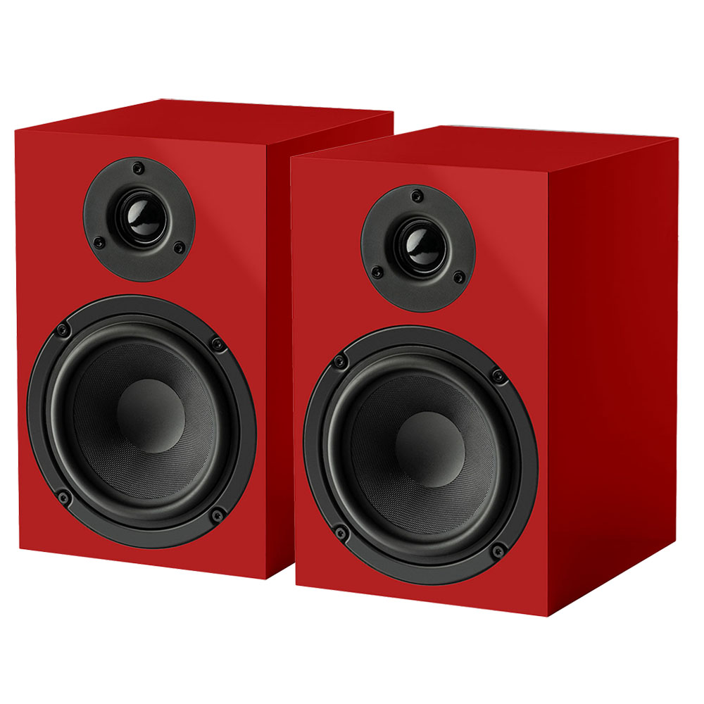 Pro-Ject Speaker Box 5 E Speakers - High Gloss Red - Pair